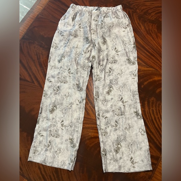 Zara Woman Beaded EMBROIDERED PRINTED PANTS ZW COLLECTION - Picture 4 of 9